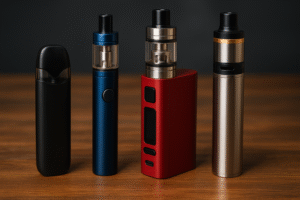 Vapes: Modelle verschiedener E-Zigaretten